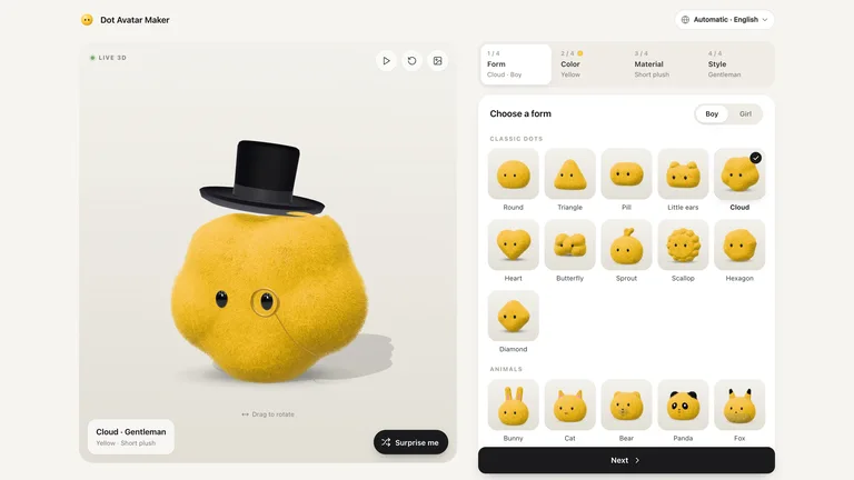 Dot Avatar Maker
