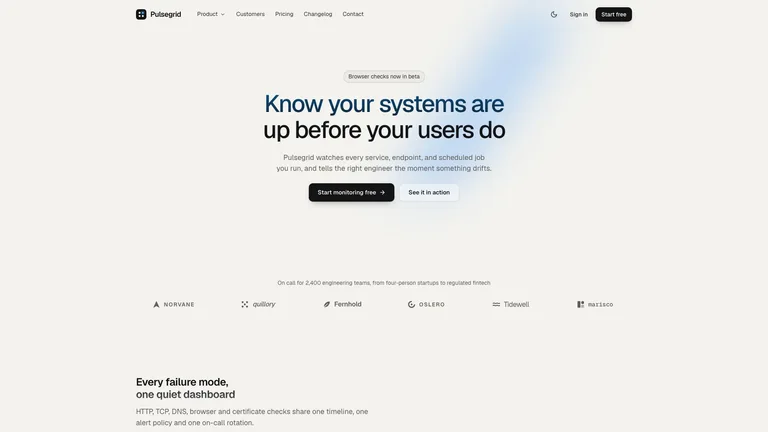 Beacon SaaS Landing