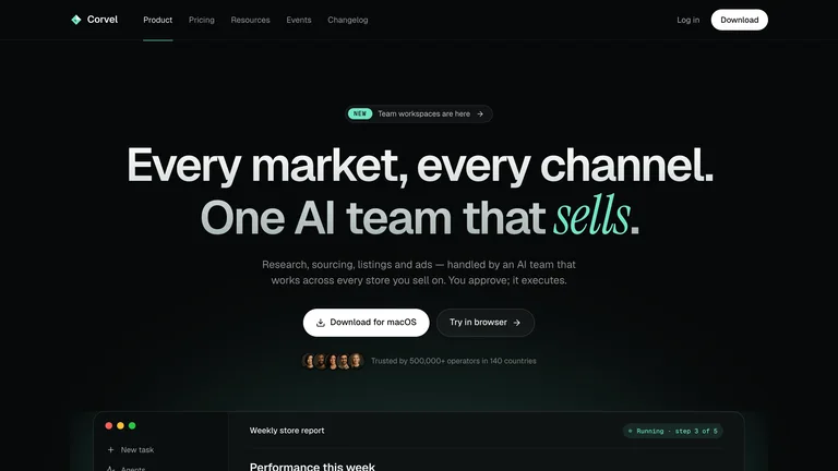 Mint Noir SaaS Site