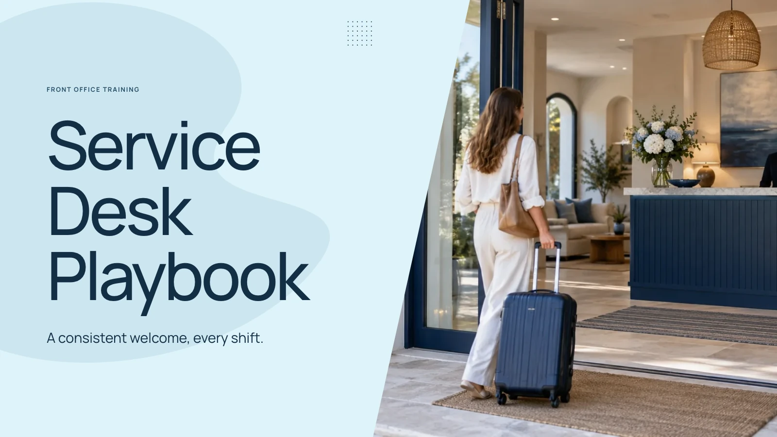 Gezeiten-Präsentation für Service-Schulungen