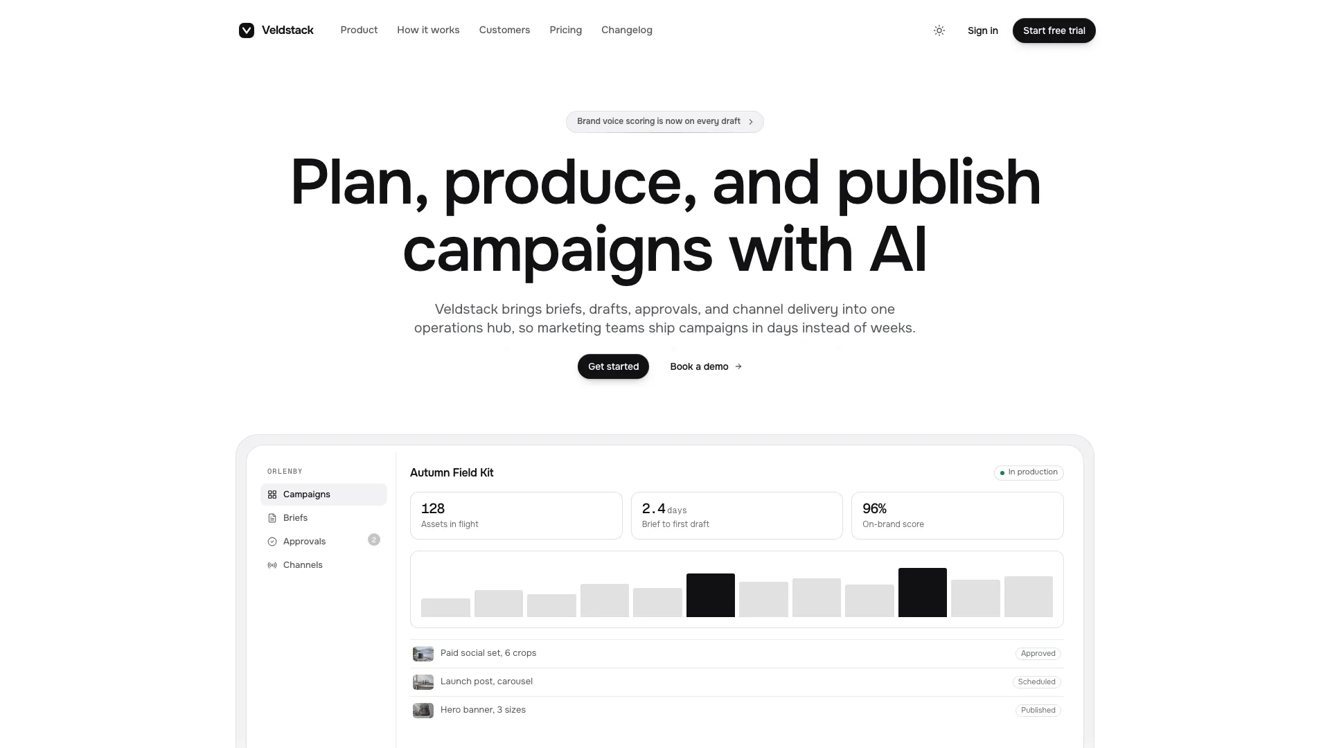 Quartz SaaS 랜딩 페이지